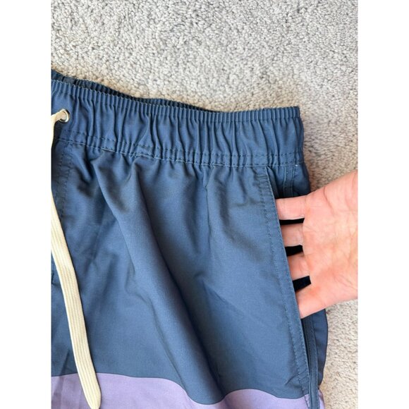 Fair Harbor Mens Size Large Anchor Colorblock Swim Shorts Trunks 8" - Picture 6 of 13